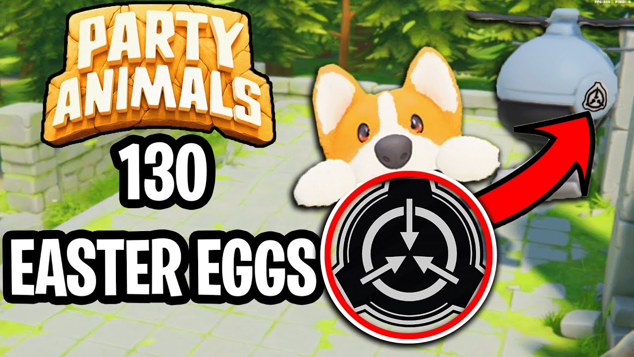 130 СКРЫТЫХ пасхальных яиц в Party Animals