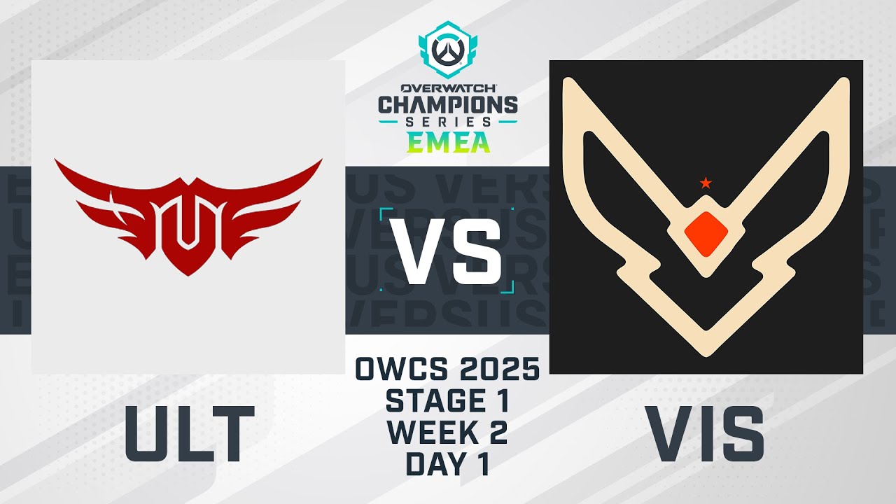 The Ultimates vs Vision Esports | OWCS 2025 EMEA | Stage 1 Week 2 Day 1