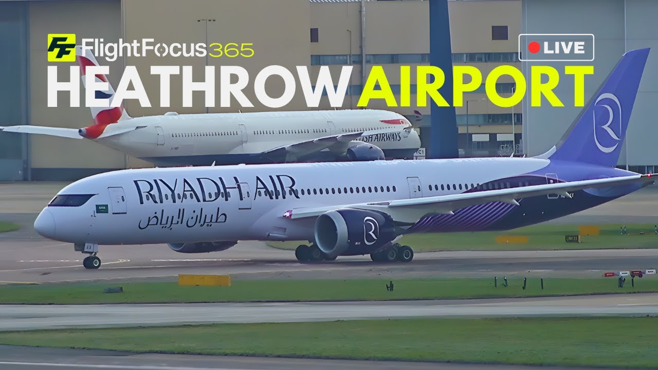 Heathrow Airport Live - Monday 19th January 2026