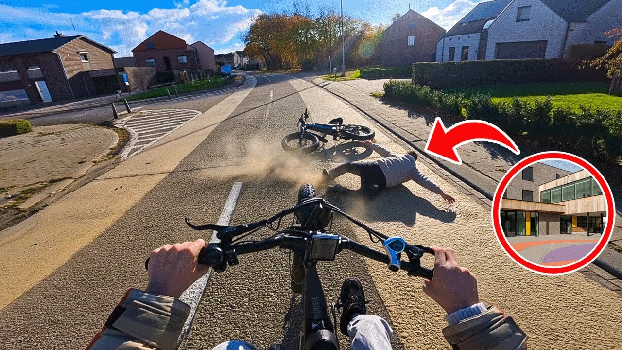 ik pak mijn &euro;800 fatbike mee naar school... (gecrasht)