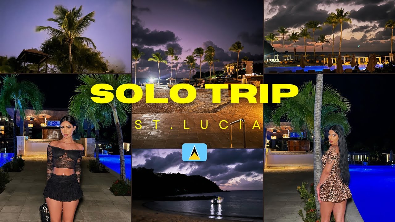 ST. LUCIA VLOG🇱🇨 : MY FIRST SOLO TRIP | ROYALTON ST LUCIA RESORT| SELFCARE , mental break + MORE 🤍