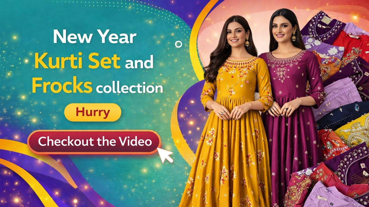 New Year Special Premium Cotton & Silk Designer Kurta Set & Frocks😍S&ndash;5XL sizes #kurticollection