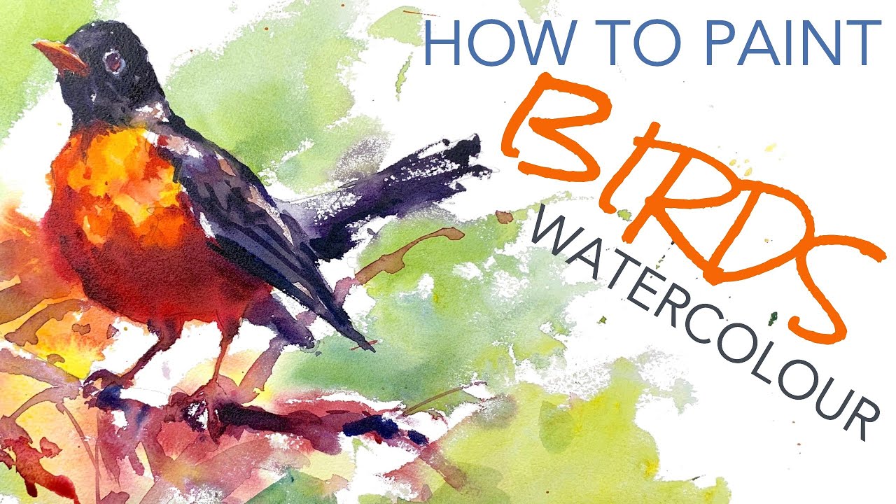 Painting Birds in Watercolour