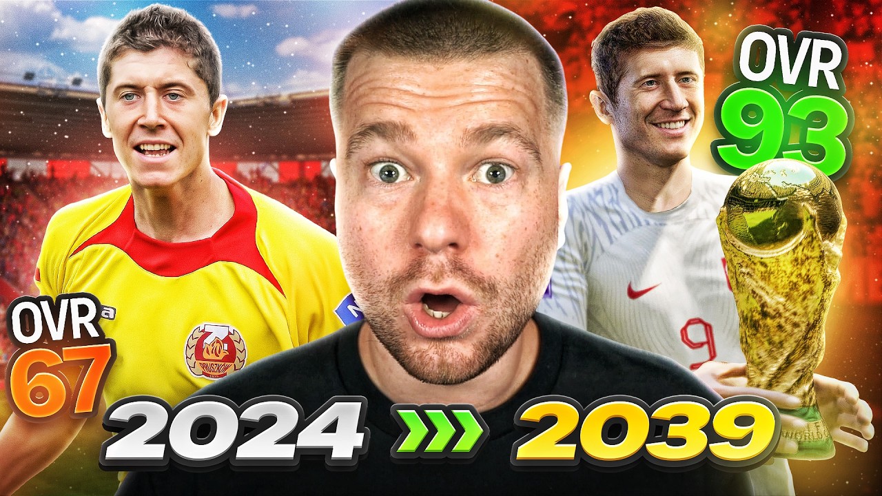 ZAGRAŁEM NA NOWO CAŁĄ KARIERĘ MŁODEGO LEWANDOWSKIEGO w FC 25! (I BOŃKA TEŻ)