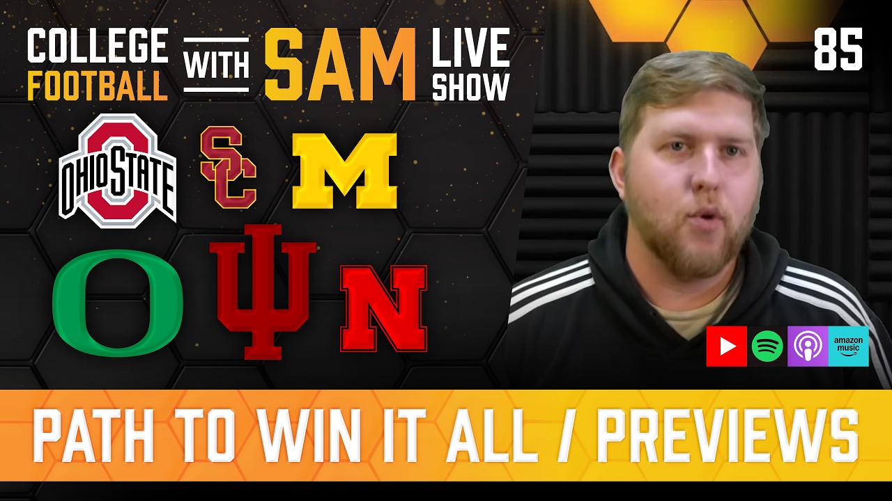 Big Ten Tier List | Oregon, Indiana & Ohio State's Title Chances | Why Michigan & Washington Improve