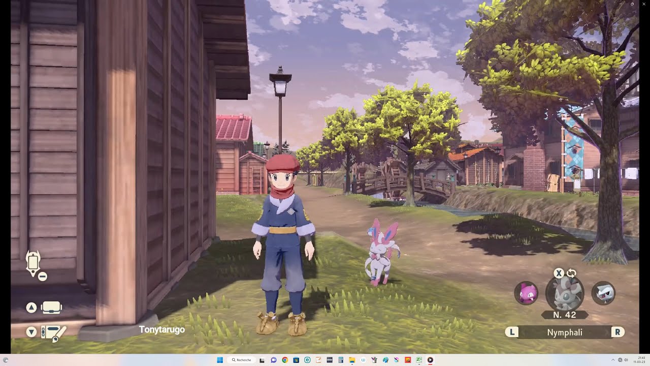 Capture de Nymphali LEGENDES POKEMON ARCEUS