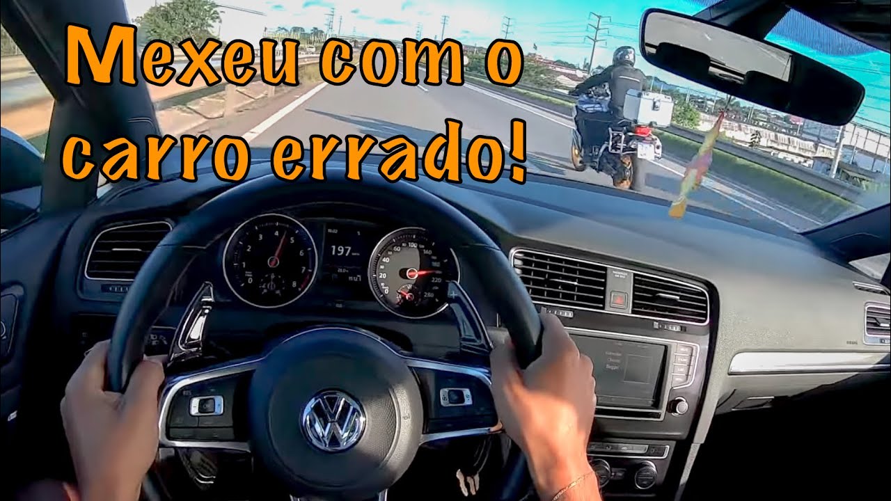 GOLF GTI - BMW F850 GS - (Ficou apavorado!)
