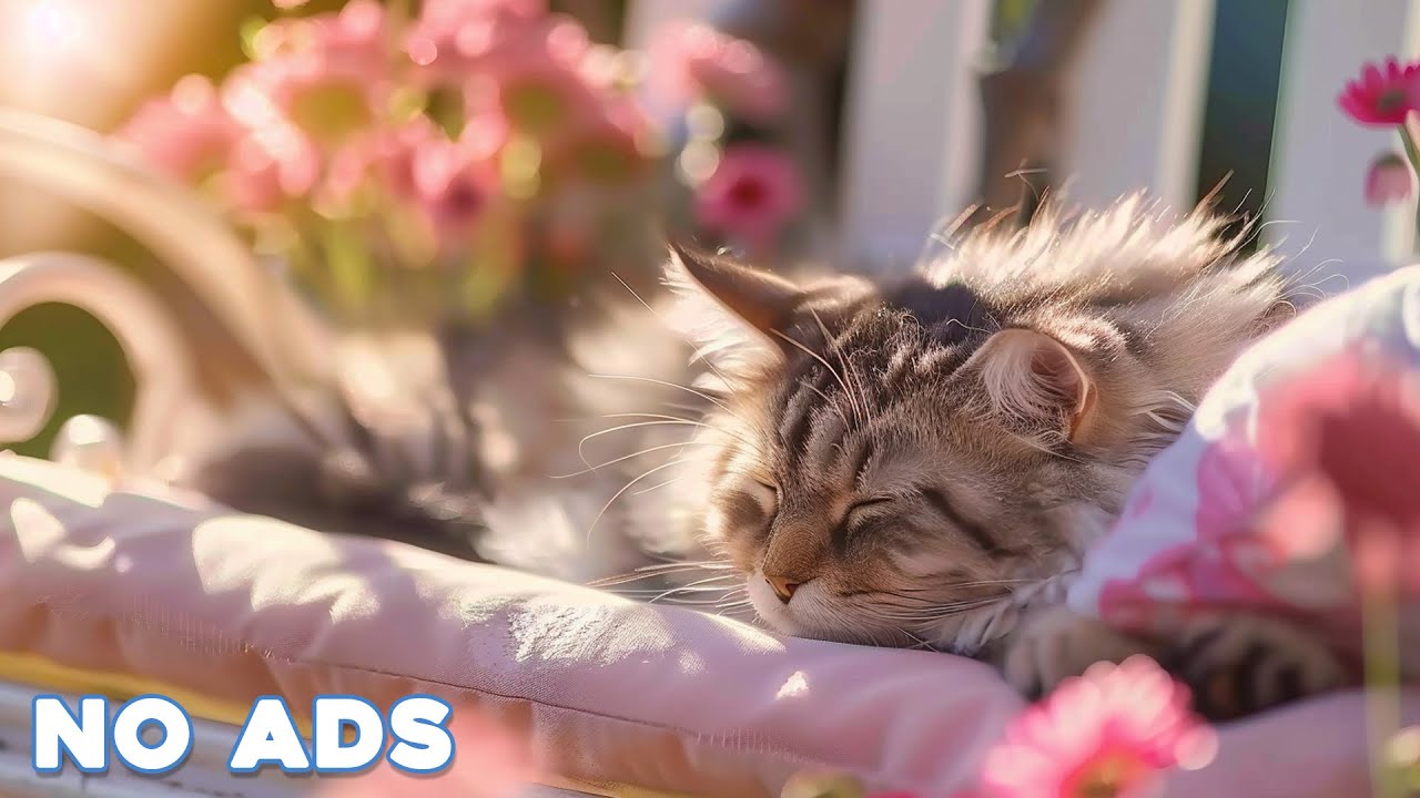 12 Hours Calming Music for Cats 🐈 Sleep Music for Cats No Ads ♬ Sleep Music for Anxious Cats