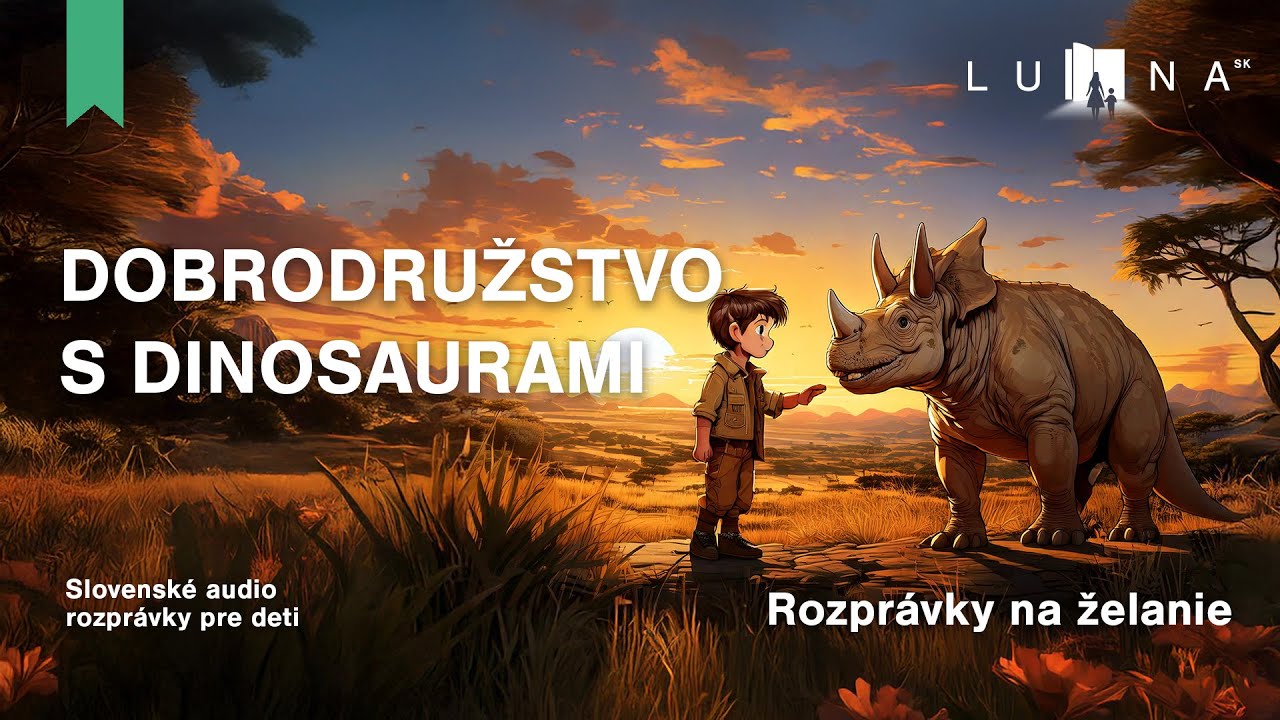 DOBRODRUŽSTVO S DINOSAURAMI 🦕🦖🌋🚂 - audio rozprávka na spanie pre deti (2026)