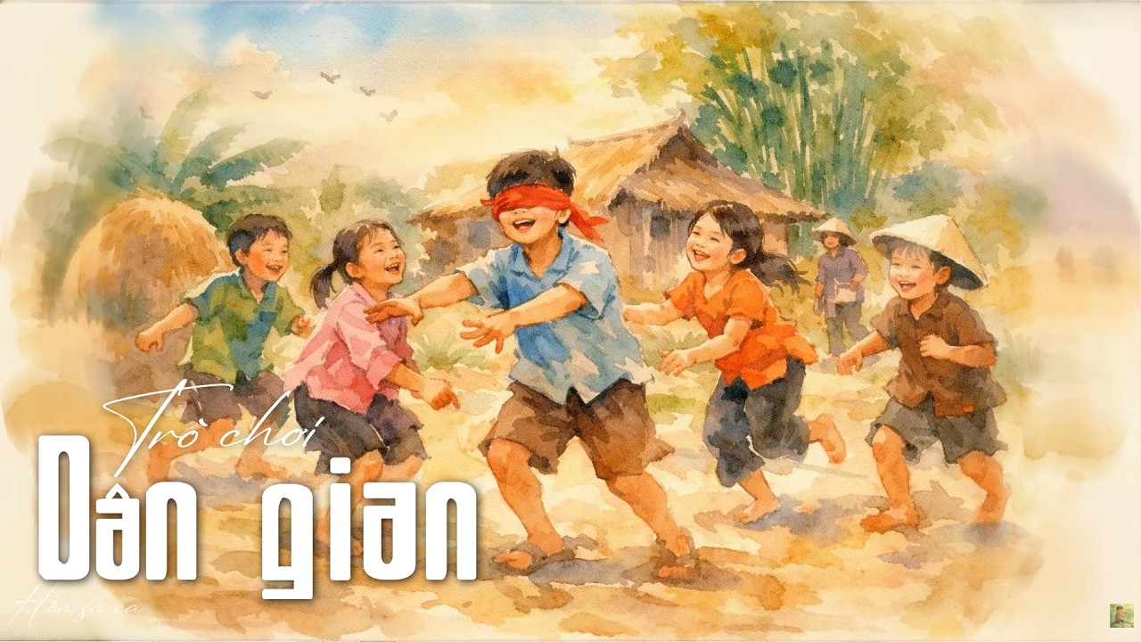 Nghe là nhớ những trò chơi dân gian xưa... 🎧 Thư Giãn Sau Một Ngày Dài vởi Piano & Sáo trúc