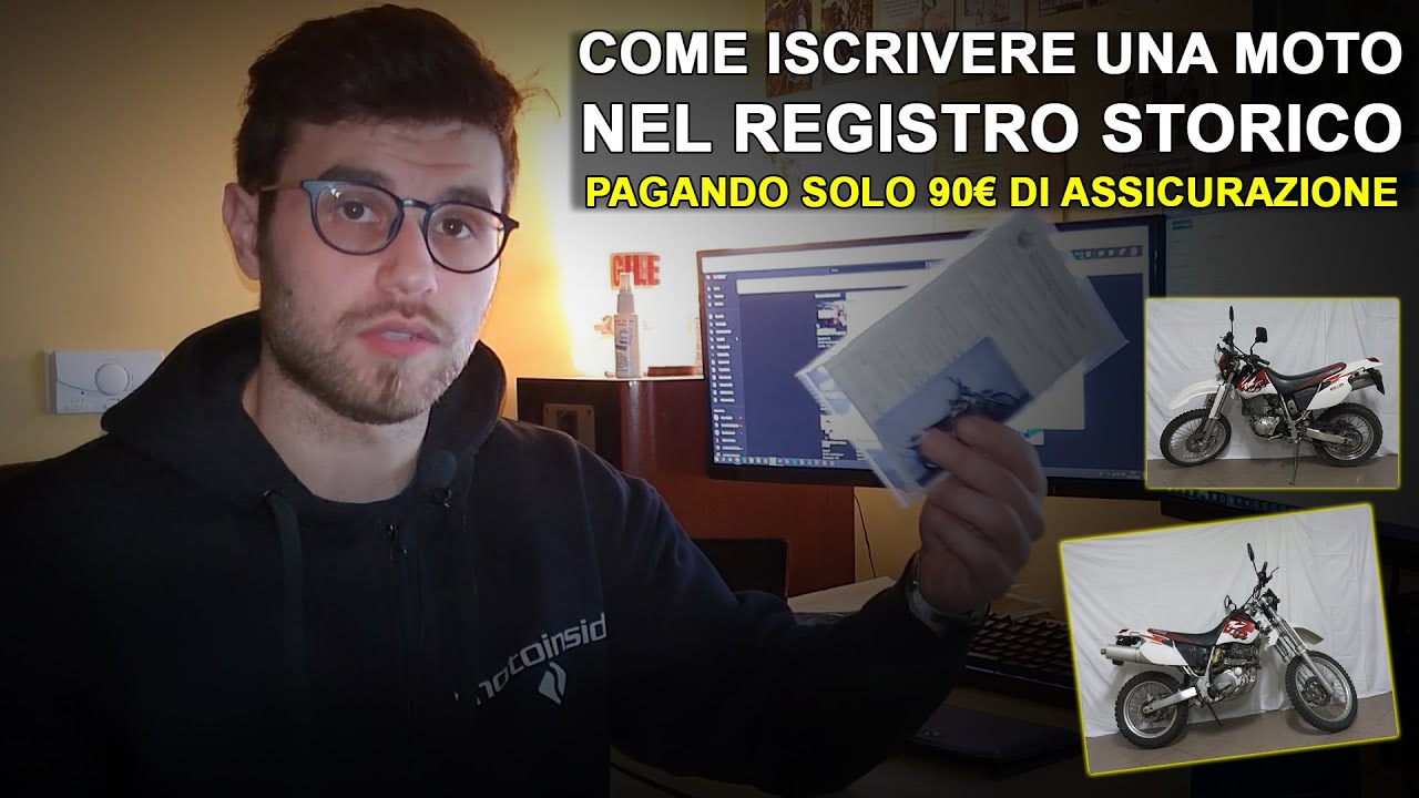 COME ISCRIVERE UNA MOTO AL REGISTRO STORICO FMI - ASSICURAZIONE A 90€