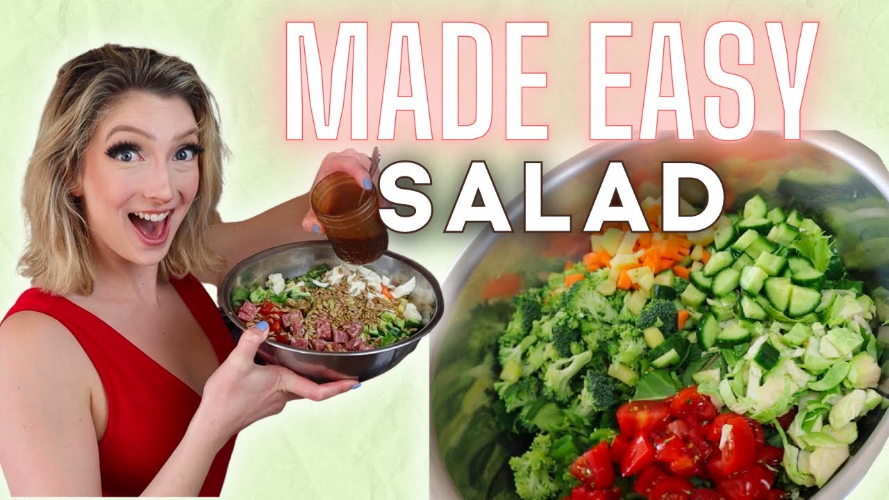 Made Easy: Salad! How to Make Restaurant Quality Salads at Home! | Irene Walton