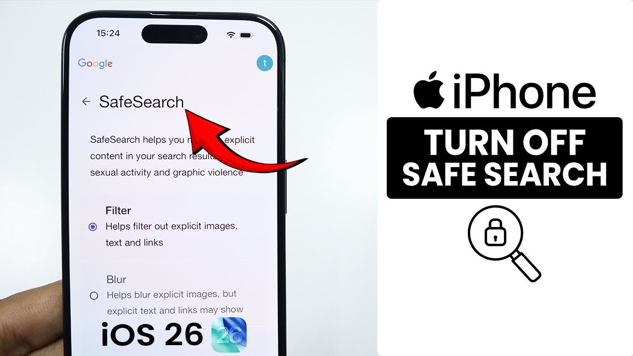 [iOS 26] How to Turn OFF iPhone Safe Search - Safe Search Settings