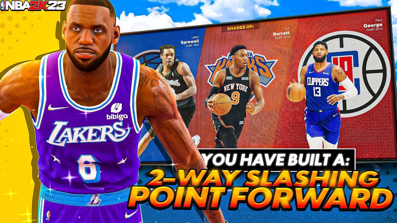 BEST 2-WAY SLASHING POINT FORWARD BUILD ON NBA 2K23 OLD & NEW GEN! VOL. 30