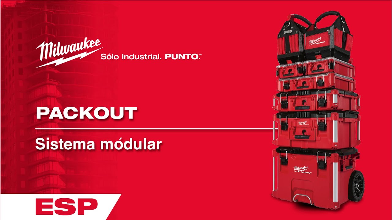 PACKOUT&trade; - (Espa&ntilde;ol) Cajas de almacenamiento, Sistema modular - MILWAUKEE&reg;