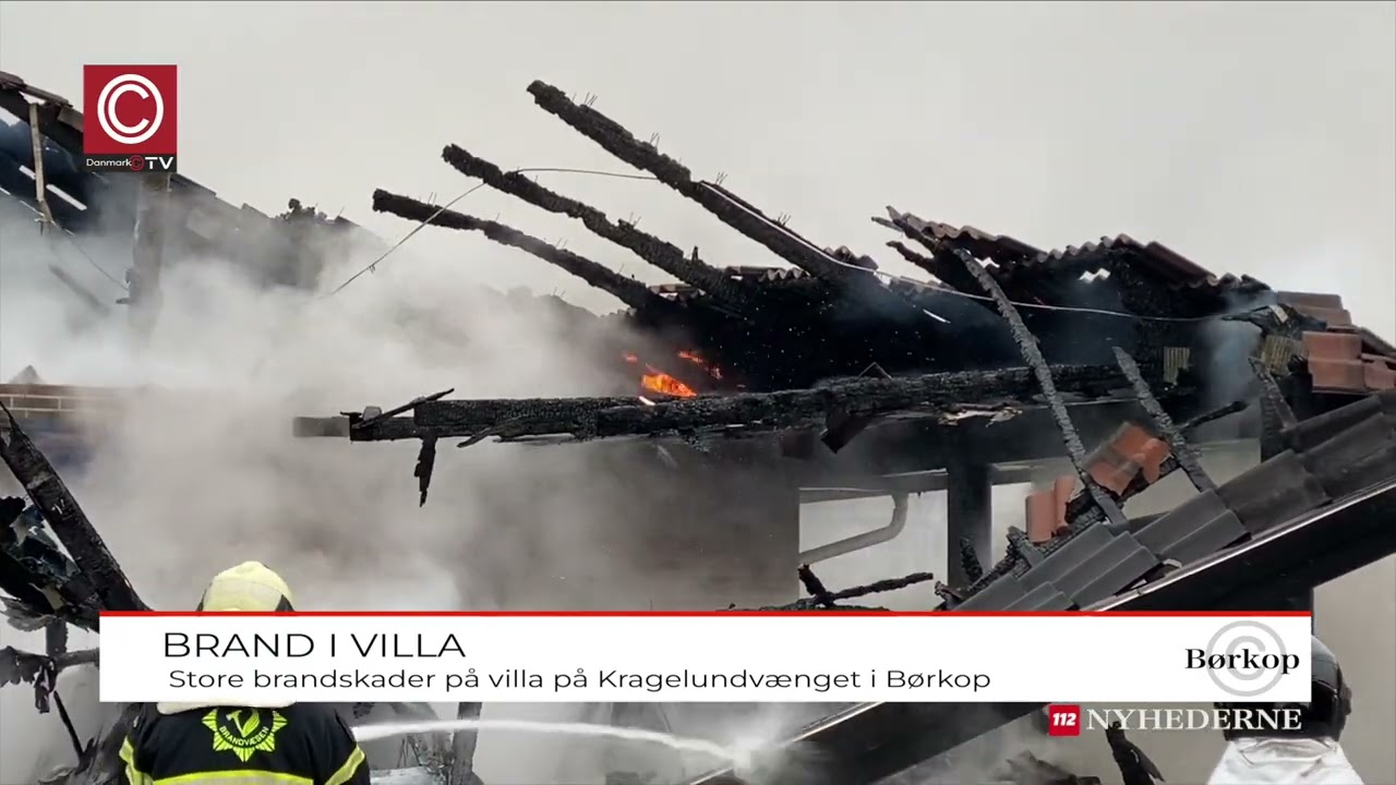Brand på Kragelundvænget i Børkop