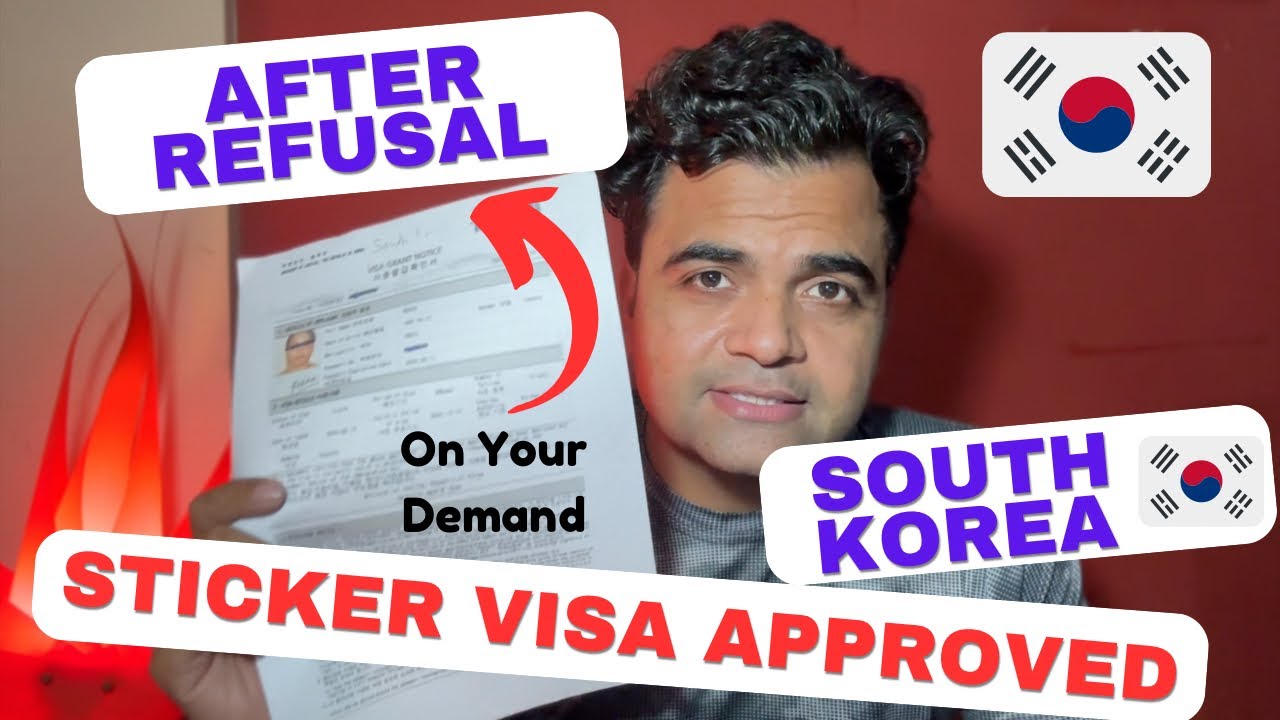 South Korea 🇰🇷 tourist visa approved Today after Refusal | South Korea refusal case Visa approved