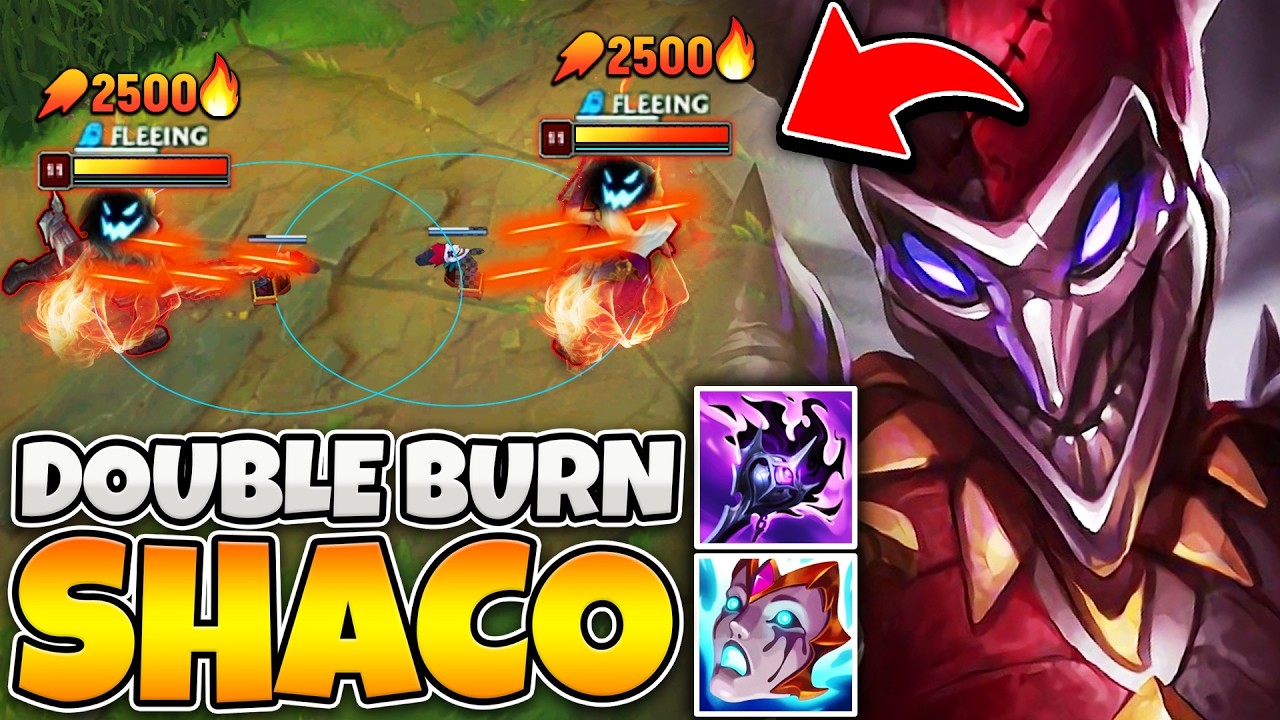 THIS IS WHY I LOVE DOUBLE BURN BUILD ON SHACO (WATCH THEM MELT)