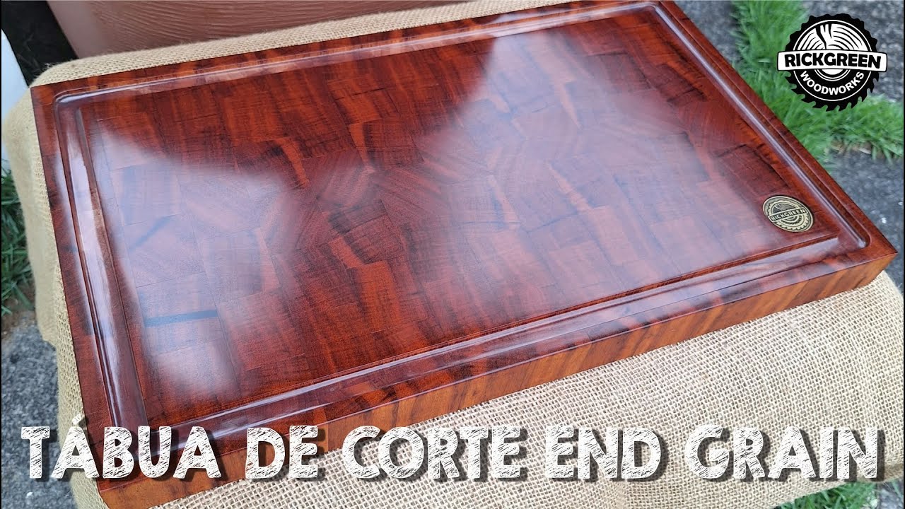 Tábua de Corte End Grain com Somente uma Madeira - Aprenda como Confeccionar