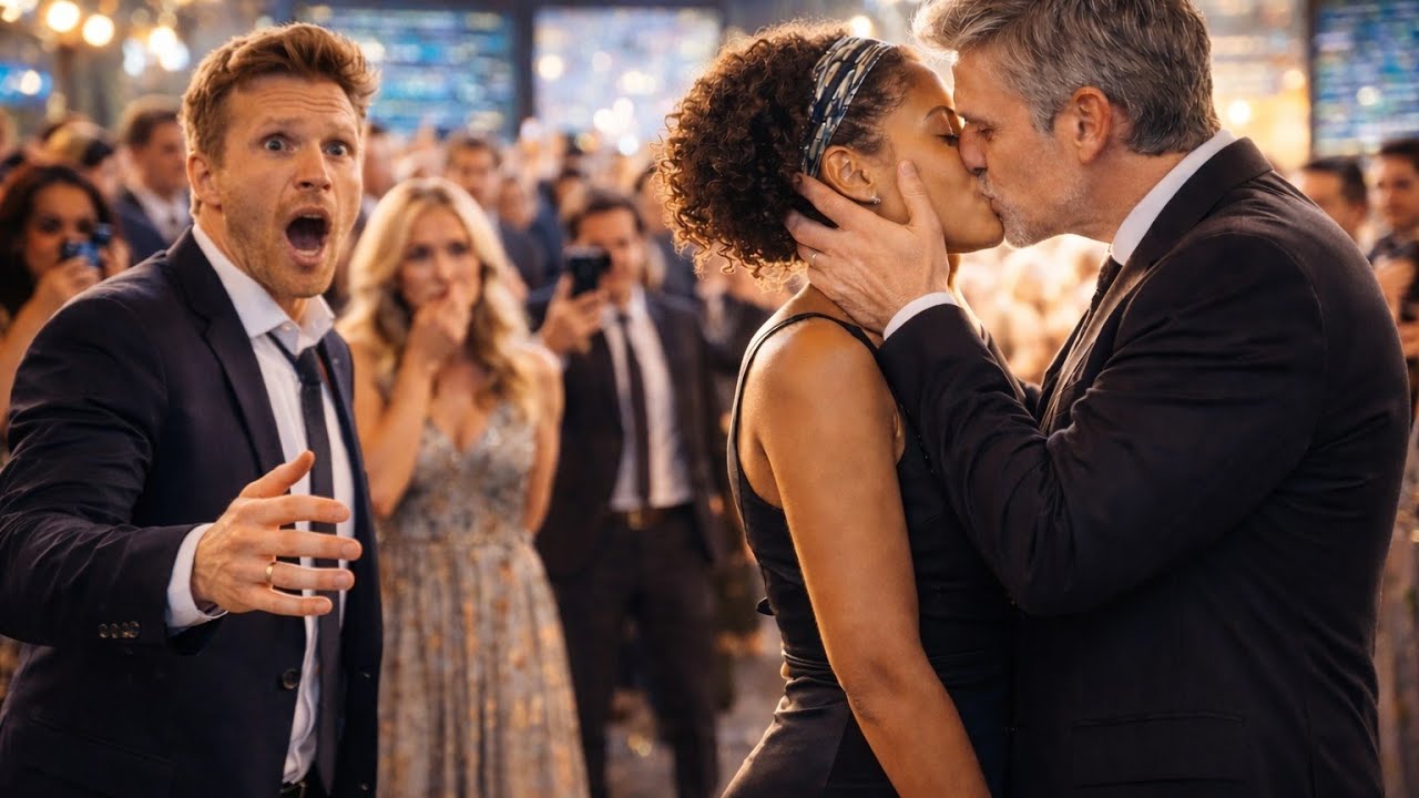 He Brought His New Wife to the Party—Then Froze When a Billionaire Kissed His Black Ex