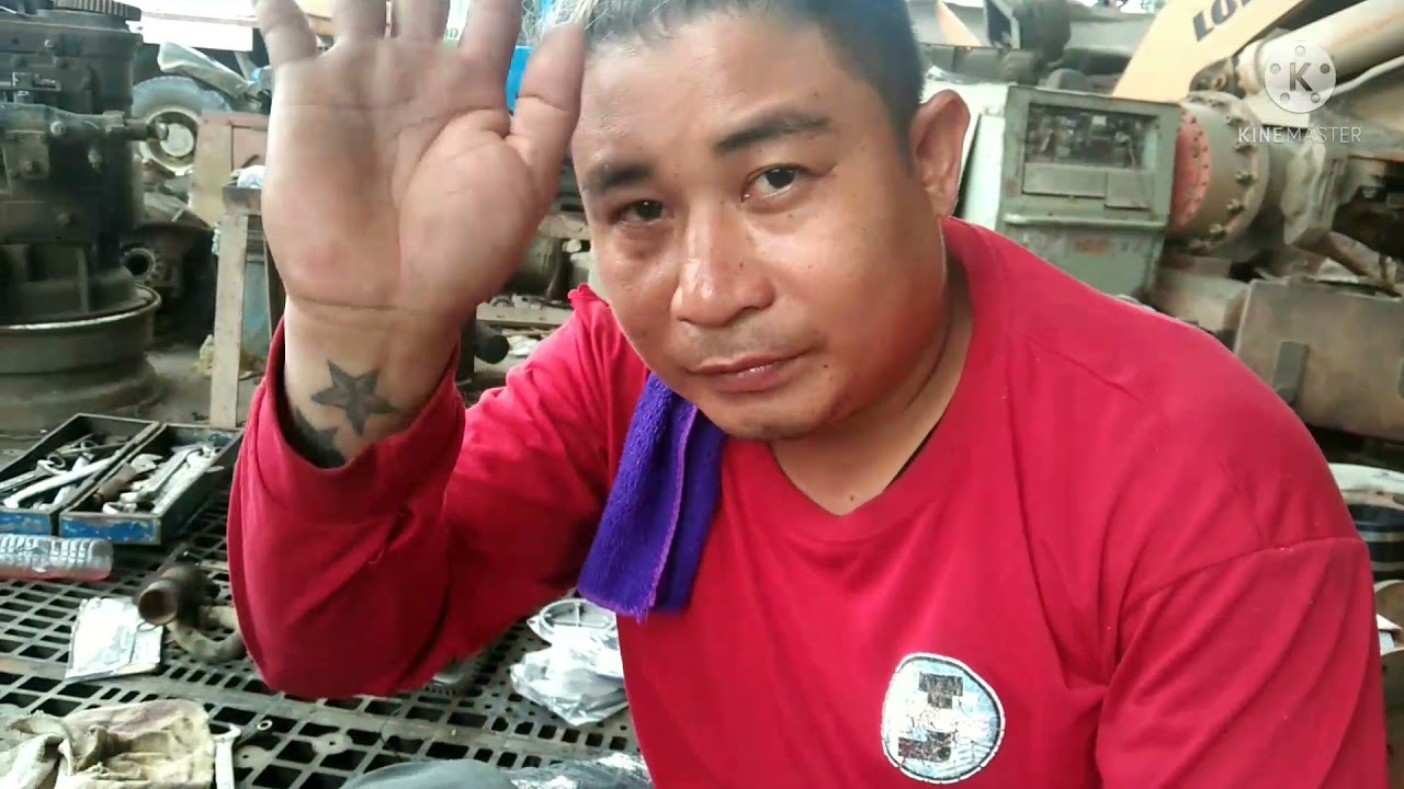 4hf1 engine assemble and install piston and timing gear and injection pump..  part 1