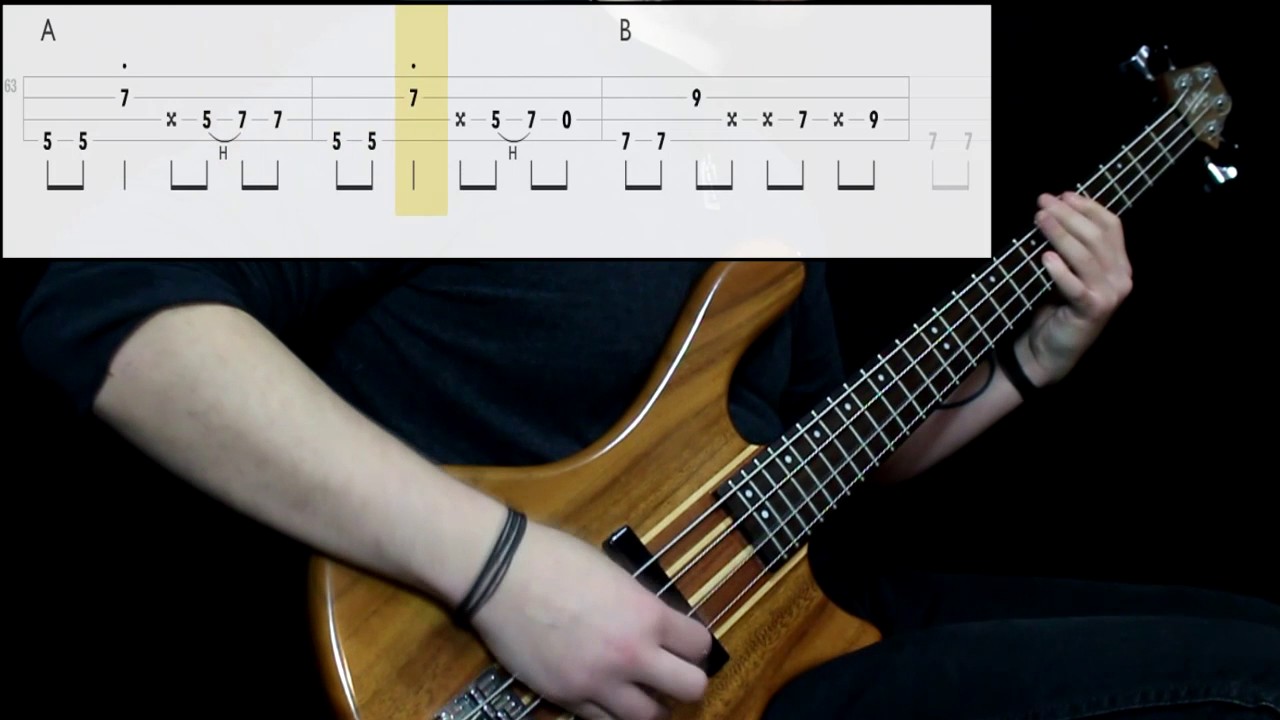 Of Montreal - Gronlandic Edit (Bass Cover) (Play Along Tabs In Video)