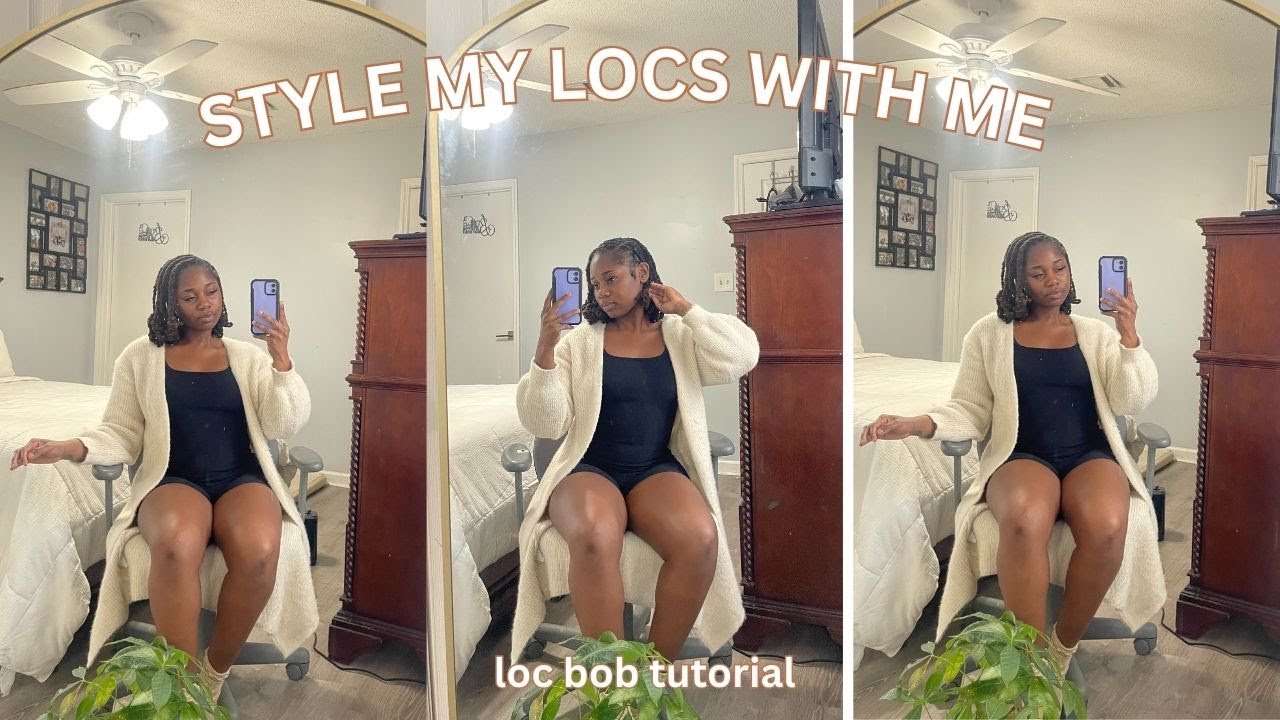 Come style my locs with me: Loc Bob + Loc Knots #stylemylocs