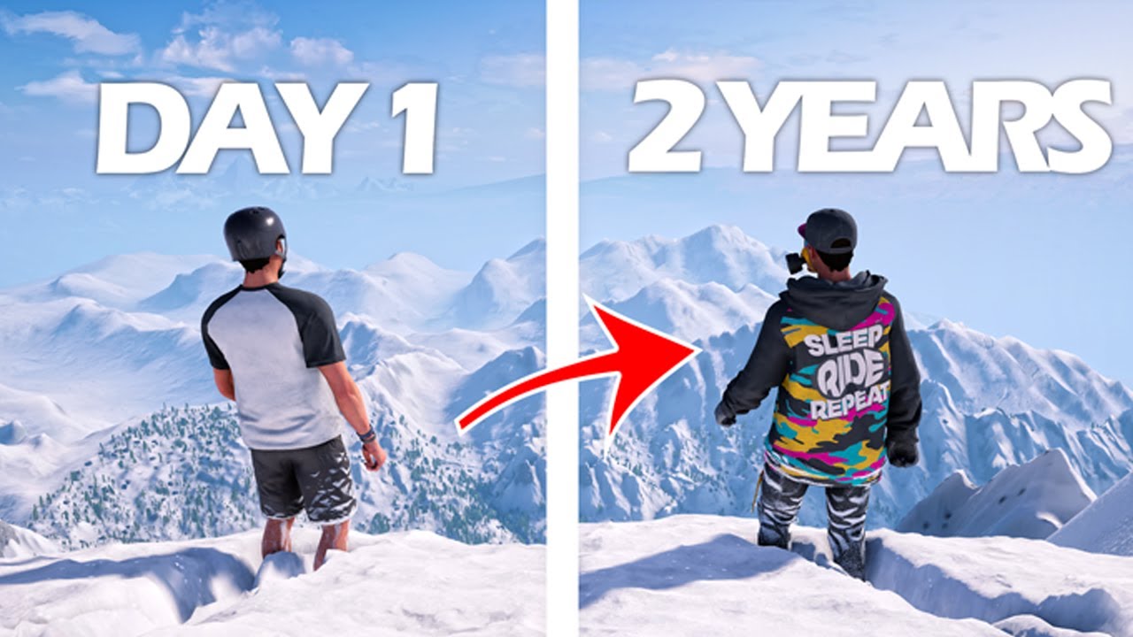 My EVOLUTION Playing Riders Republic! Day 1 | 2 Year Progression