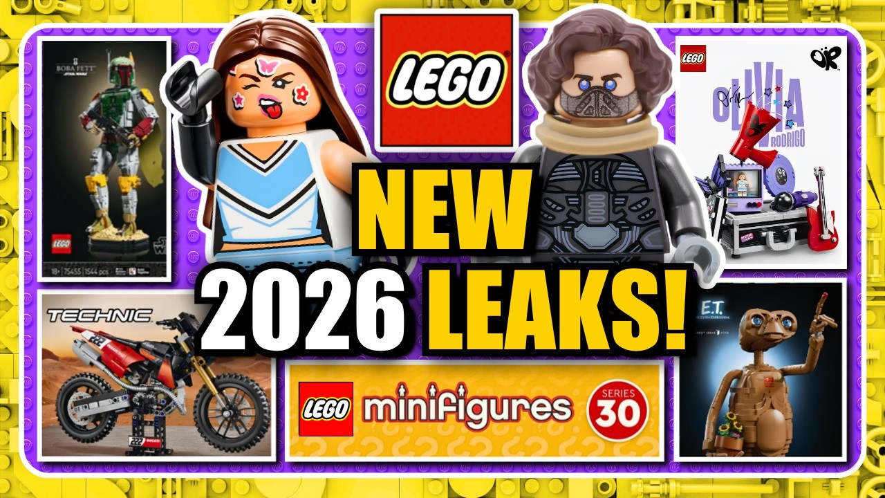 НОВЫЕ УТЕЧКИ LEGO! CMF 30, E.T., Technic, Botanicals И МНОГОЕ ДРУГОЕ!