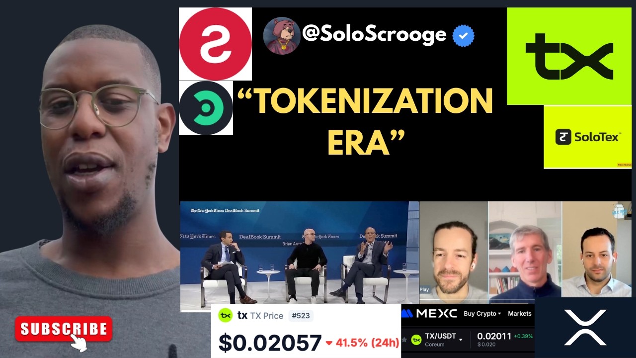 🚨 Larry Fink CONFIRMS Tokenization 👀 $TX Merge Price At Merge