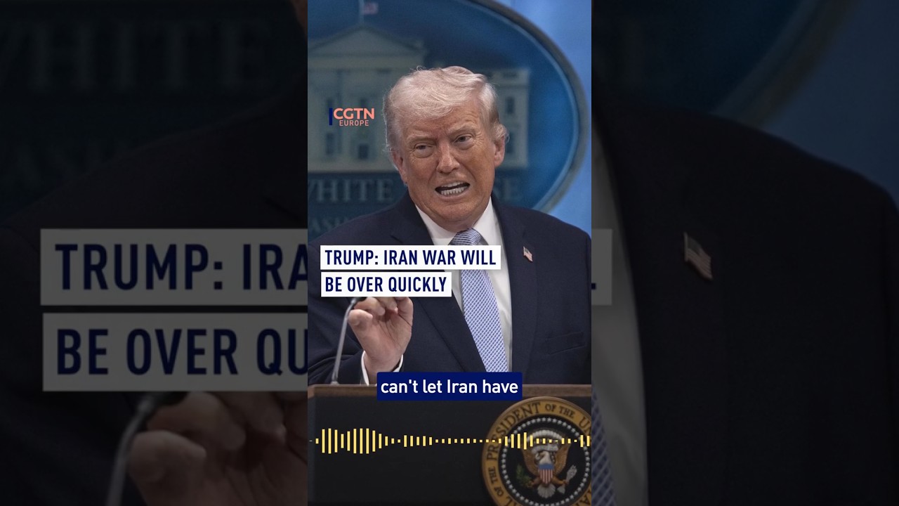 Trump: Iran war will be over quickly