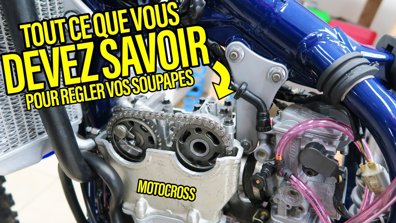 Comment Ajuster le Jeu aux Soupapes sur Motocross 4 temps Yamaha YZ250F
