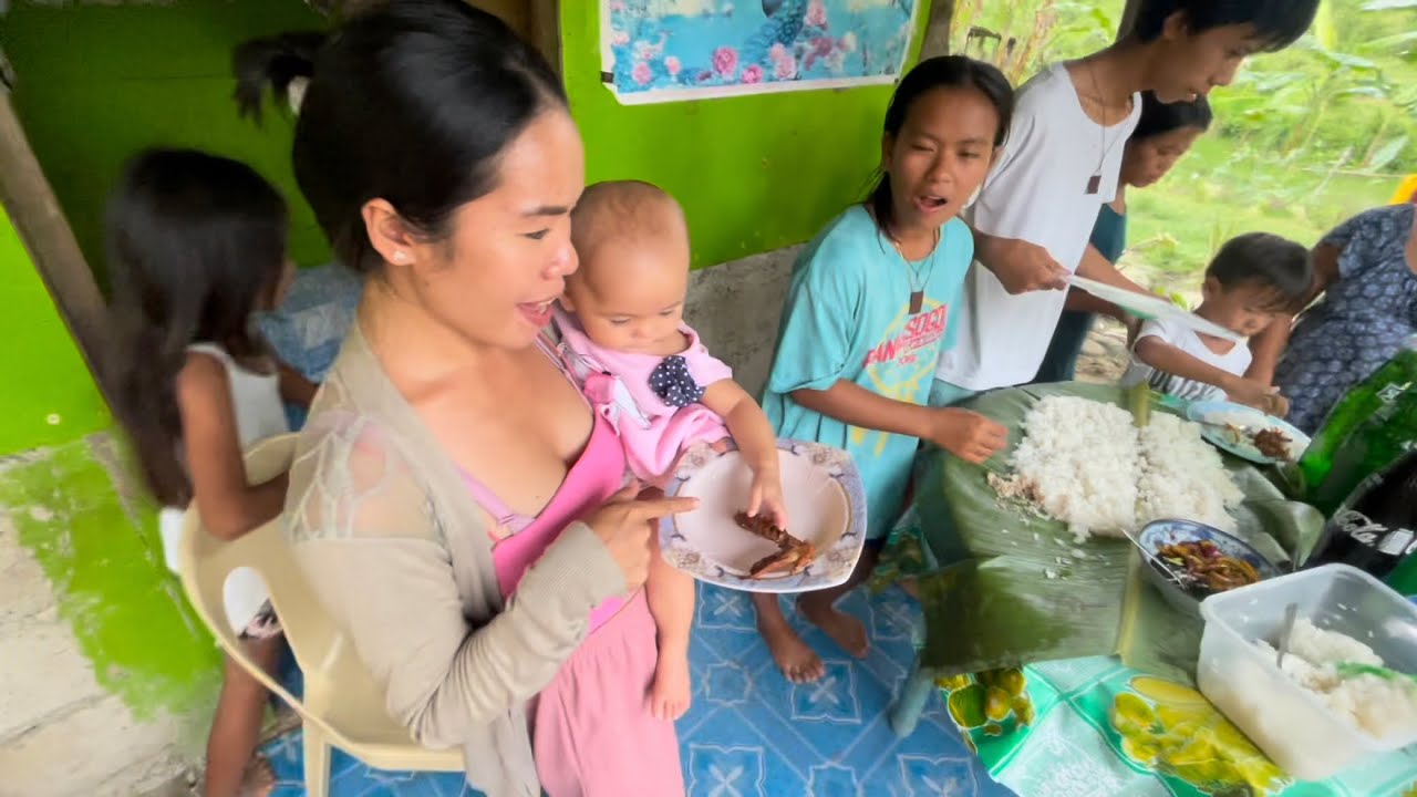 Baby Everly’s first boodle fight - Bday celebration cook off