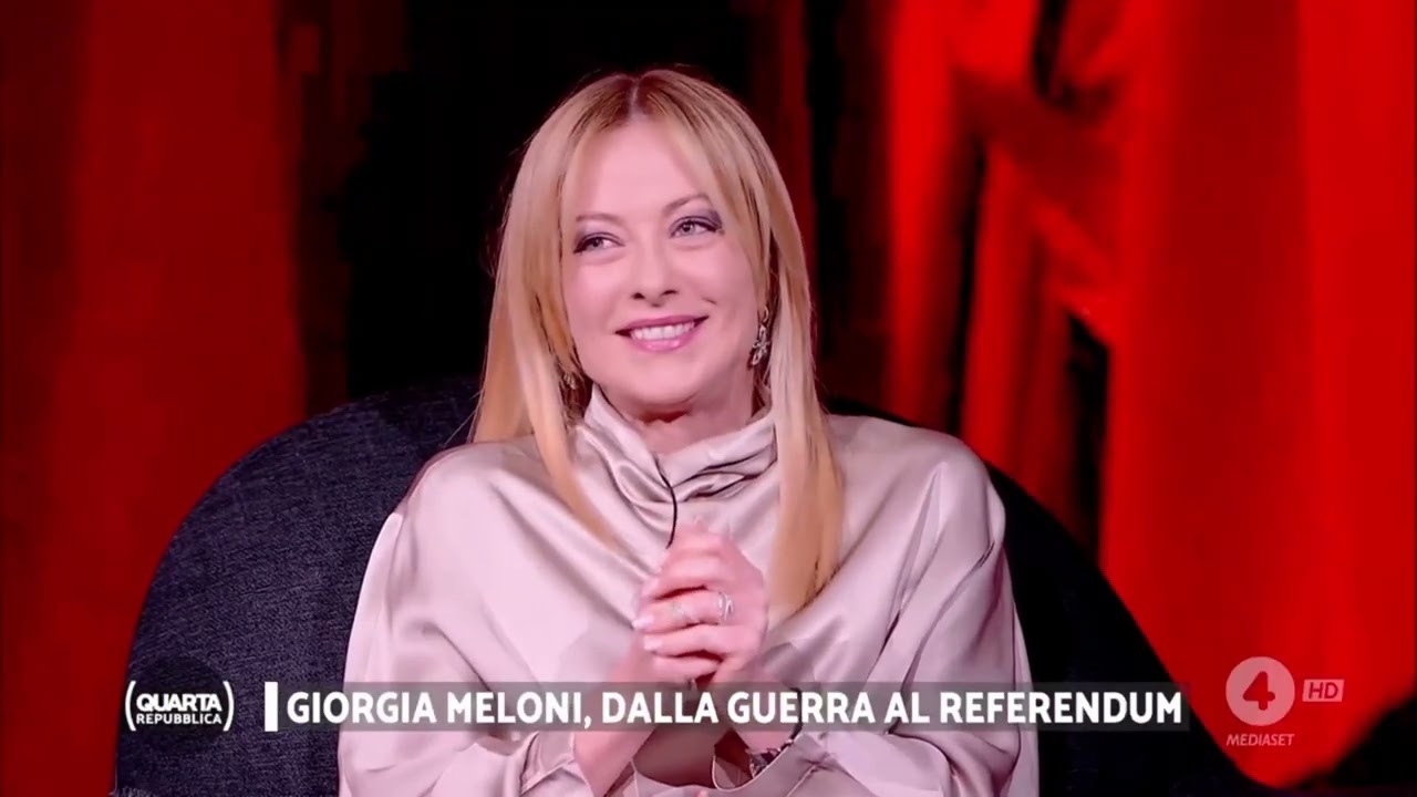 Una straordinaria Giorgia Meloni intervistata da Nicola Porro. Non perdetela!
