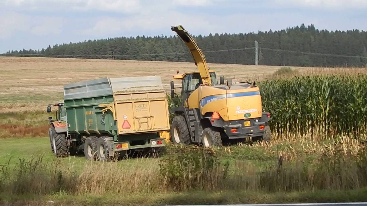 SILAŽ 2016 Zemas AG New Holland FR 9050 and Masey Ferguson in action