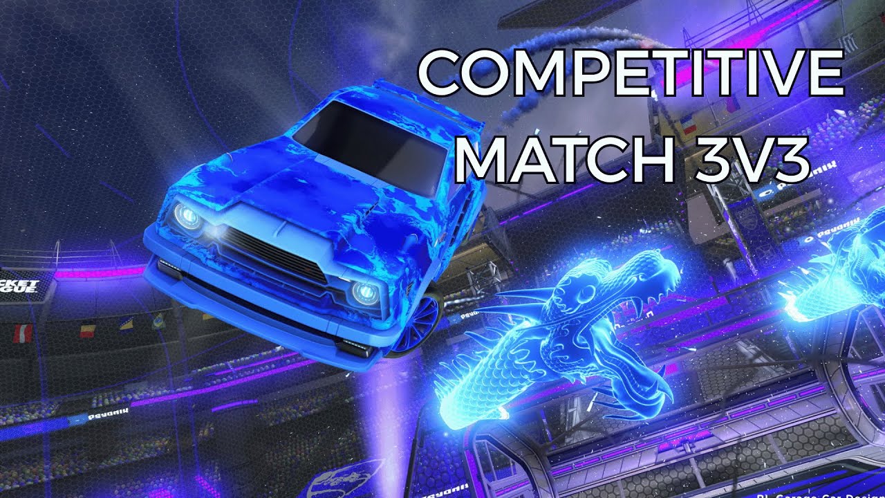 Rocket League – 3v3 Competitive Gameplay Highlights (No Commentary)