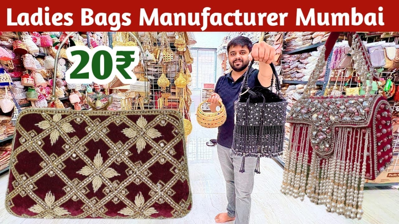 ZAVERI BAZAAR Mumbai - Ladies Bags Wholesale Market Mumbai | Bridal Bags Manufacturer in Mumbai