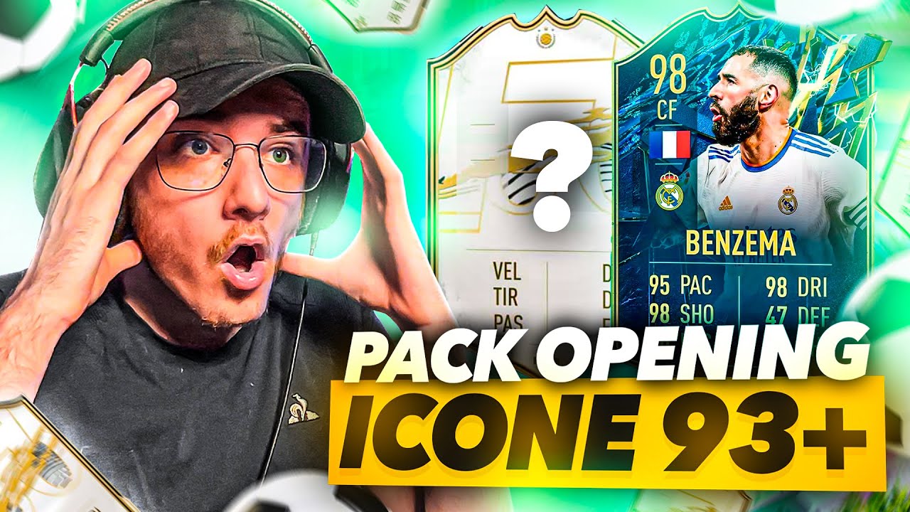 ICONE 93+ et KARIM BENZEMA TOTS en LEGENDE sur FIFA ( J'ai trop de chance ahahahah )