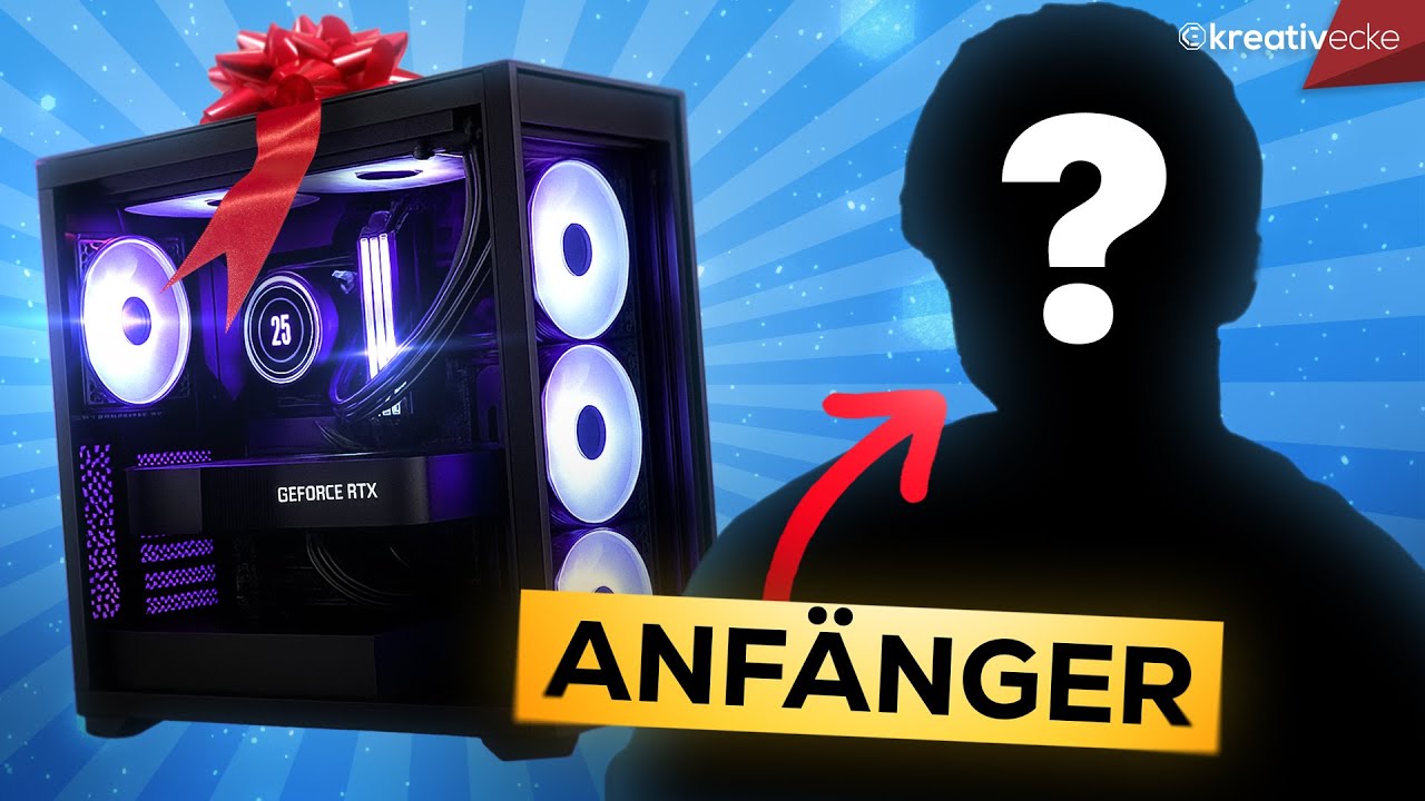 Kann JEDER einen GAMING PC bauen? Anfänger baut zum ERSTEN Mal! (+ RIESEN Überraschung)