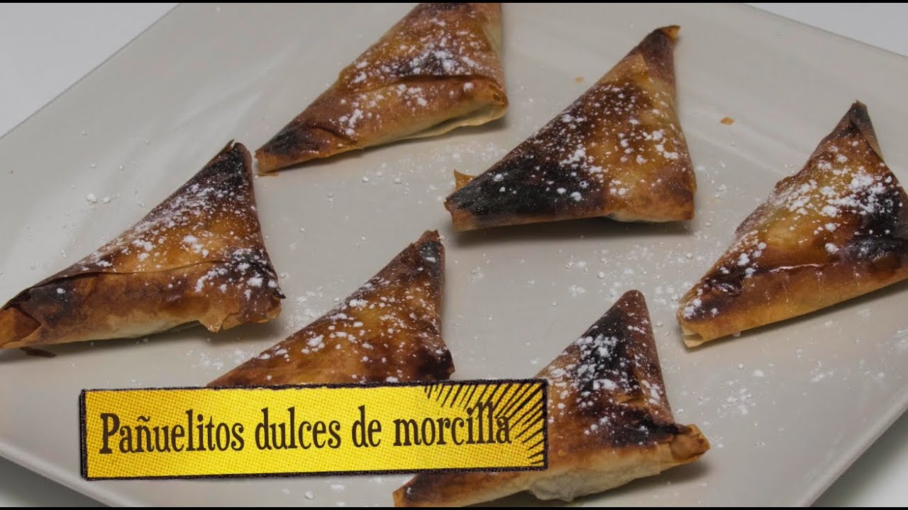Pañuelitos dulces de morcilla