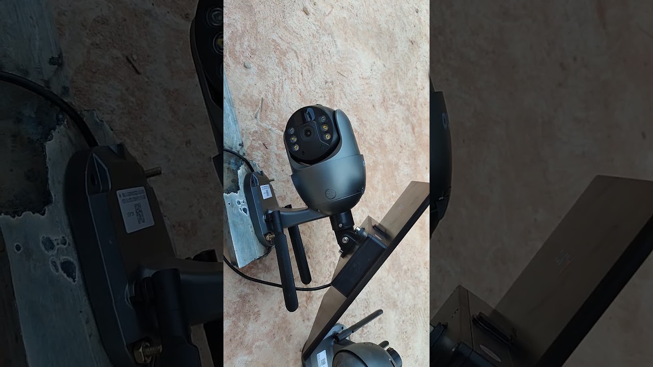 Installation of 4G PTZ solar powered CCTV camera #nigeria #solarpower #ekpoma #edostate