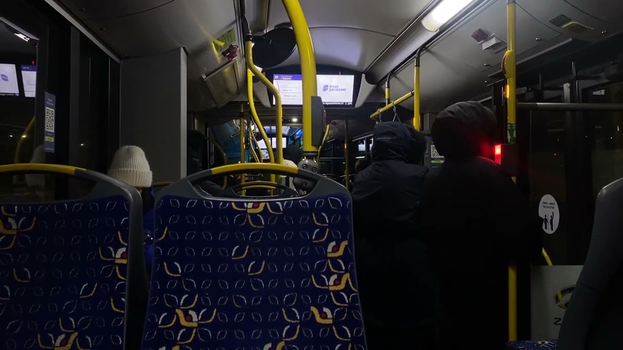 [RS] Ride with Škoda 27Tr #27646 on route 35 (Centrāltirgus - Mežciems)