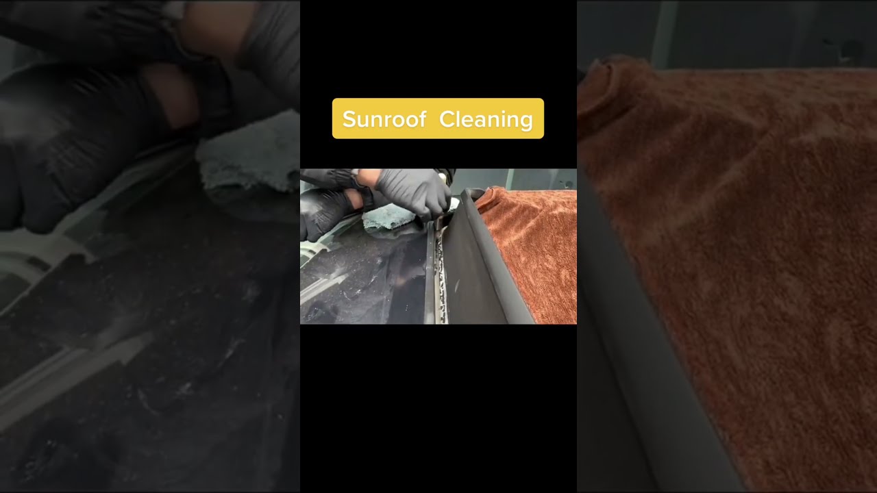 How to clean your car sunroof howtodo dobymyself