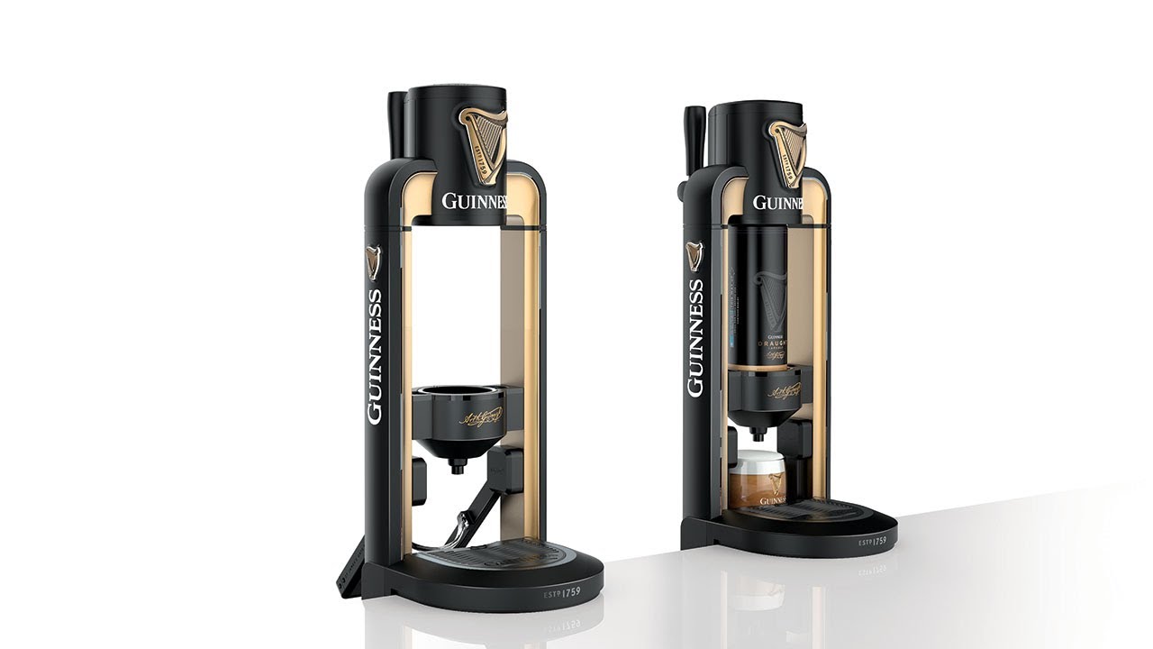 dolmen-designed guinness microdraught 2.0 brings iconic two-part pour anywhere, any occasion