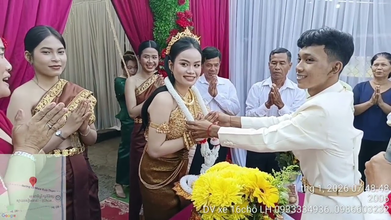 Rước dâu phong cách trà cú Trà Vinh 1/1/2026