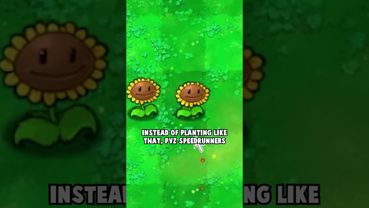 The WEIRD way that PVz Speedrunners Plant Their Sunflowers