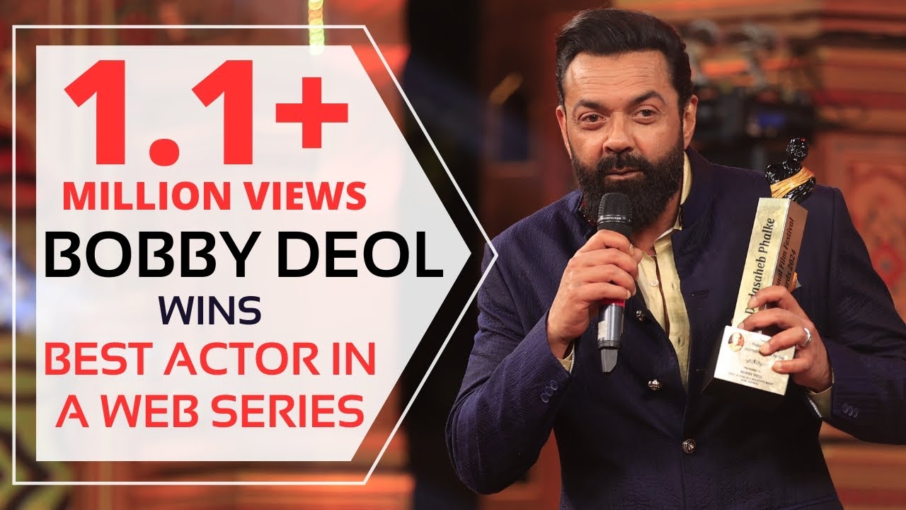 Bobby Deol wins Best Actor in a Web Series Award for 