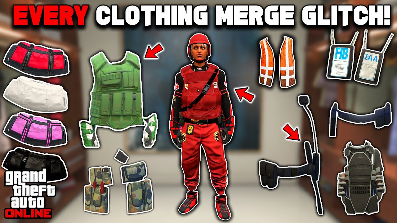 Every Clothing Merge Glitch In GTA 5 Online!