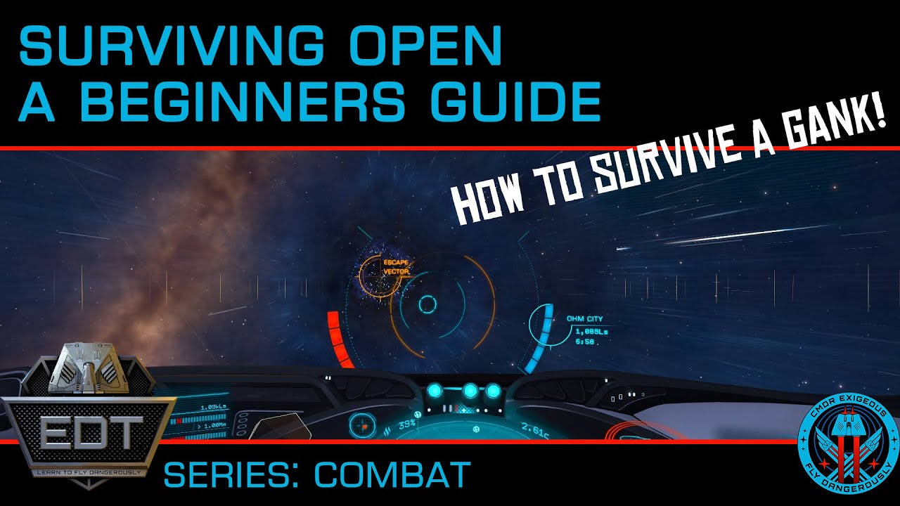 Выживание в открытой игре Elite Dangerous: руководство для начинающих по защите от нападающих/ган...