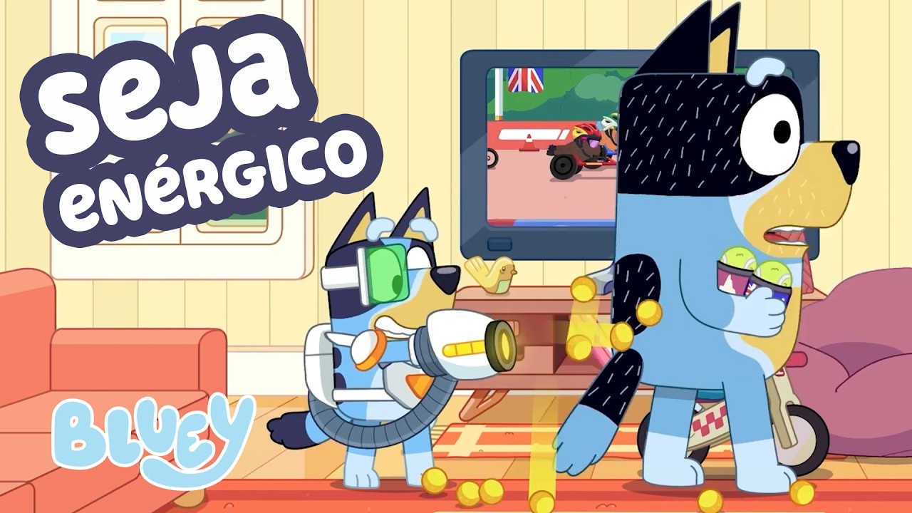 Momentos de alta energia com os Heelers! 🤪💙 | Cenas Hilárias | Bluey Português Brasil Canal Oficial